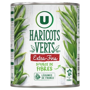 Haricots Verts Extra Fins U Bo Te G