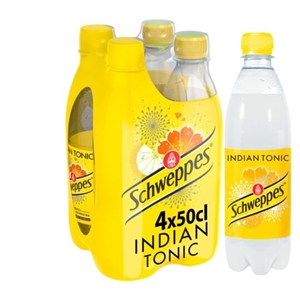 SCHWEPPES INDIAN TONIC PET 4X50CL